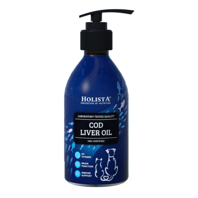 Holista Cod Liver Oil tran z dorsza dla psa i kota 250 ml